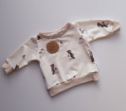 Sweater "Pinguin" creme