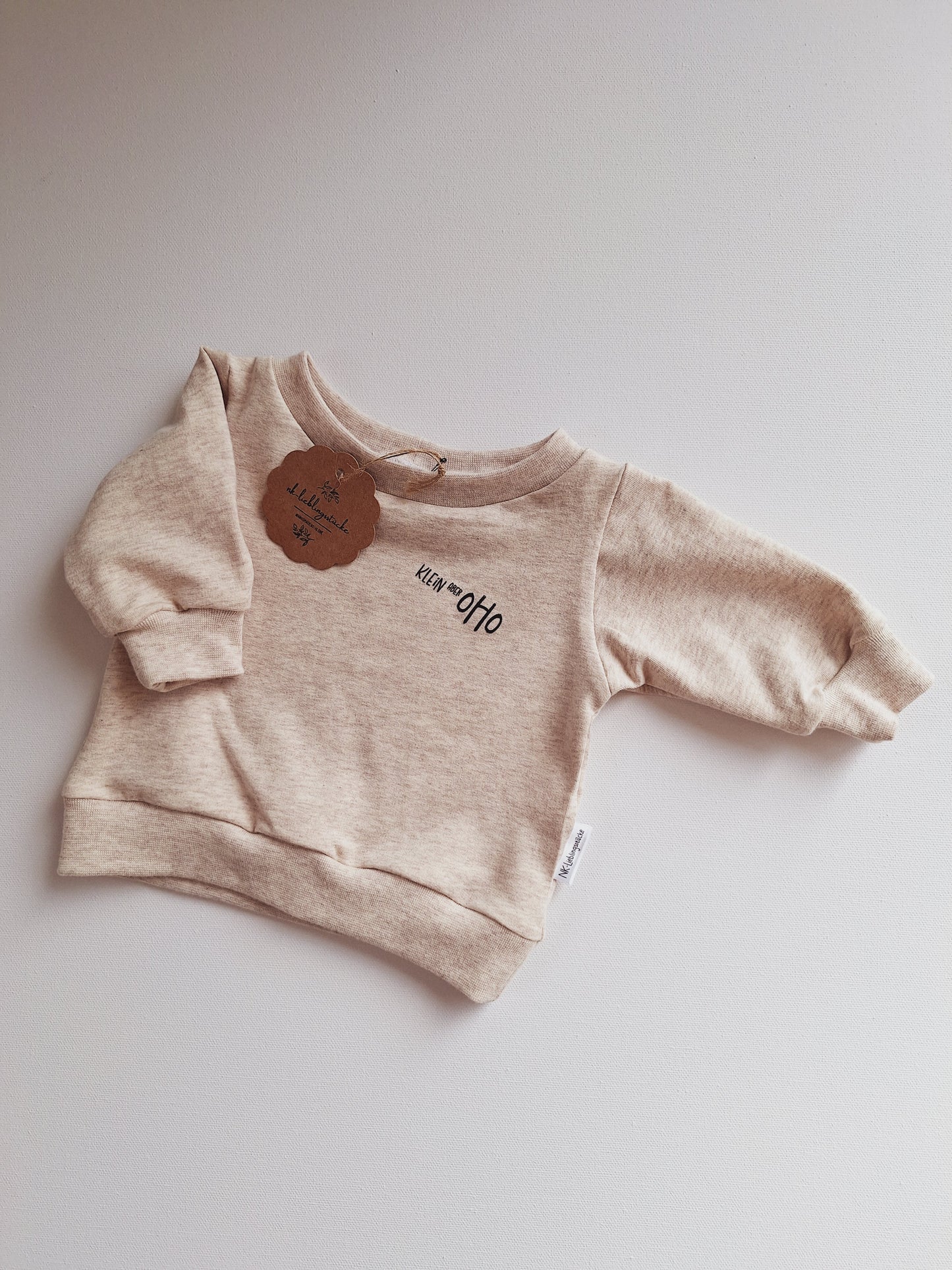 Sweater "creme" Klein aber OHO